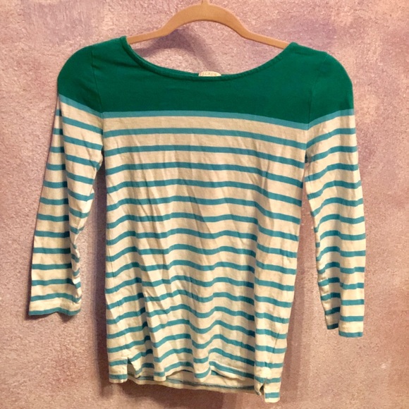 J. Crew Tops - J. Crew quarter sleeve shirt